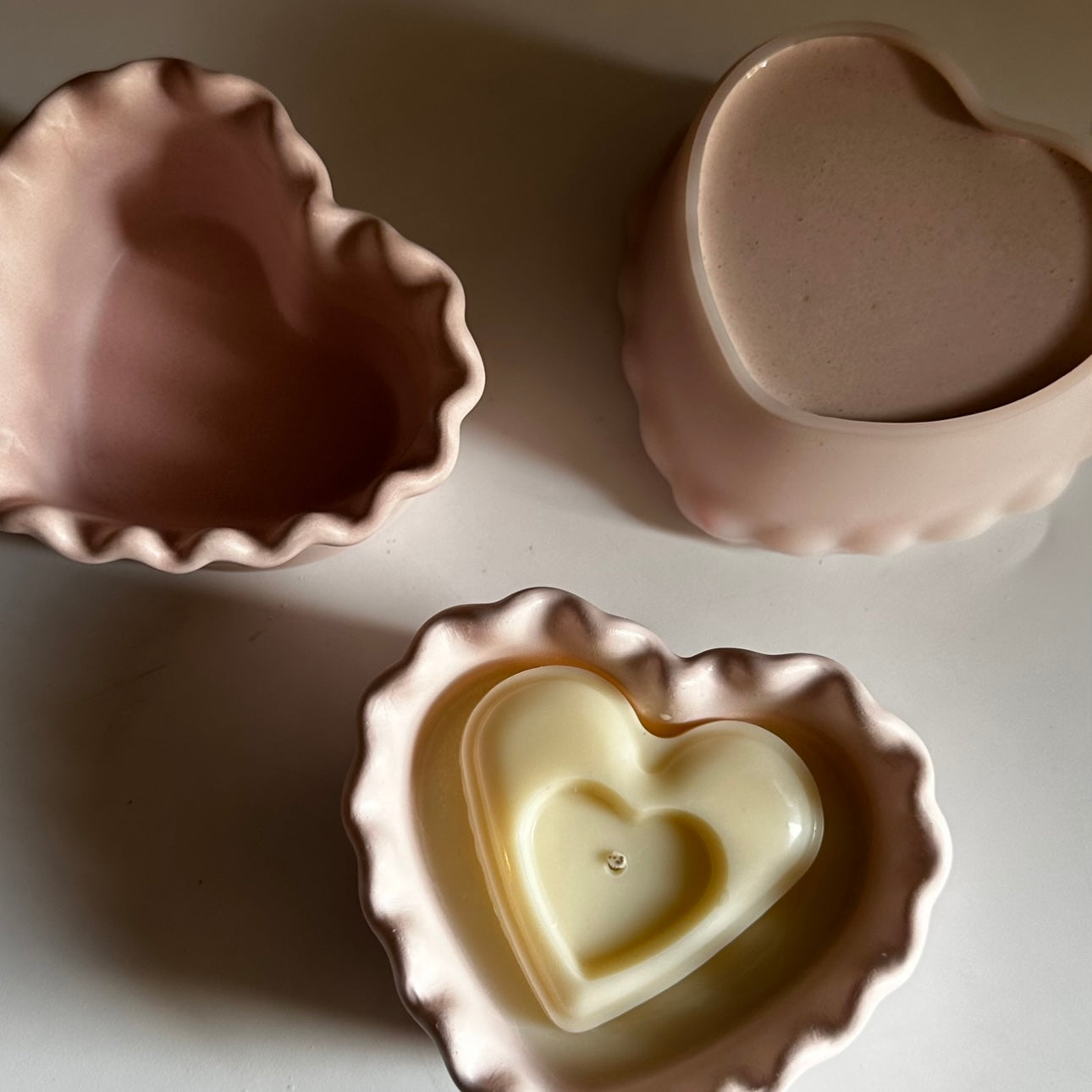 Heart jar with heart topper