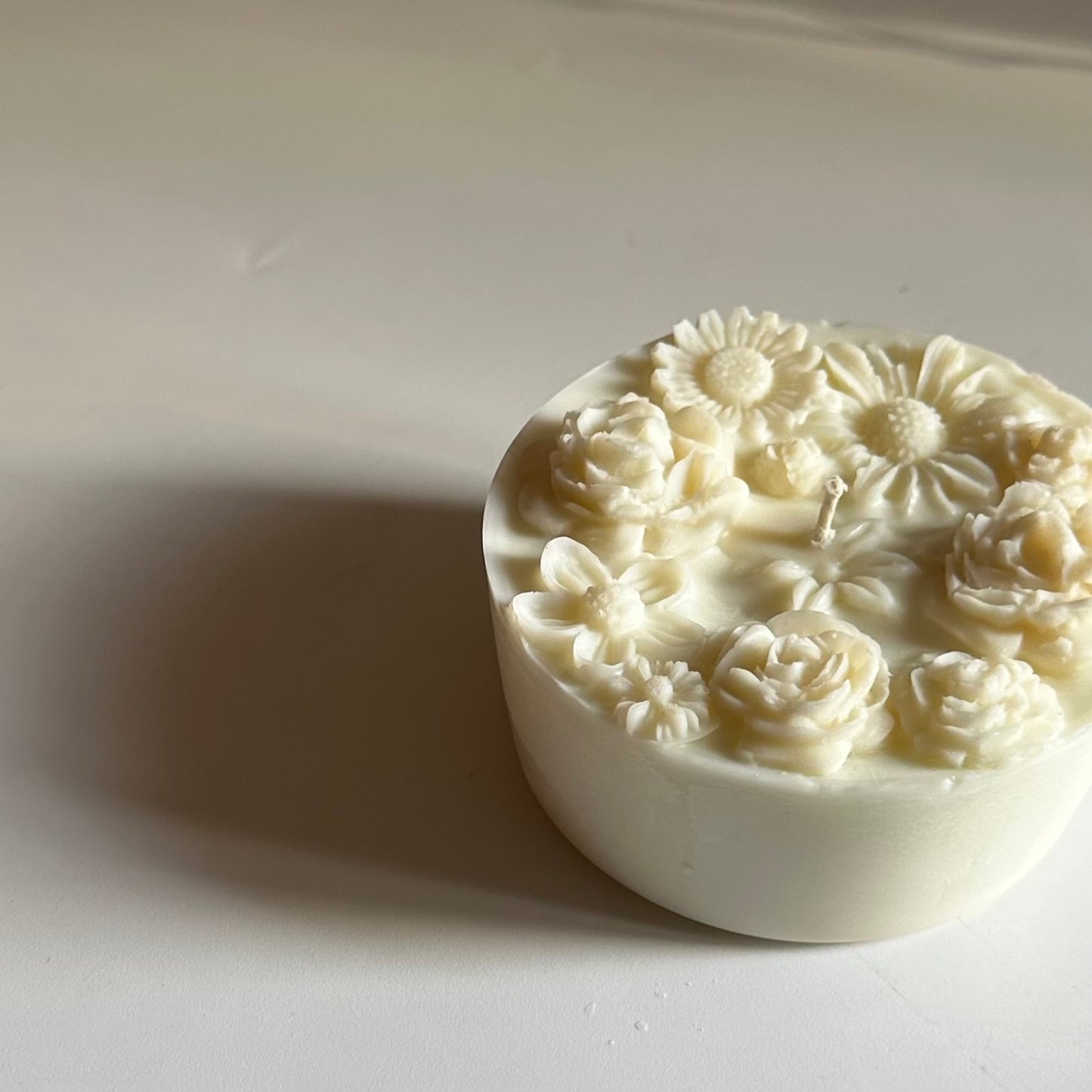 Flower topped candle giveaway