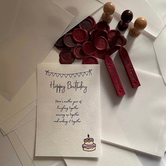 Happy birthday - Wax Sealed letter