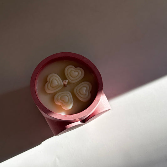 Pink jar with heart 💖