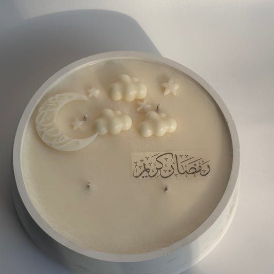 large candle ramadan