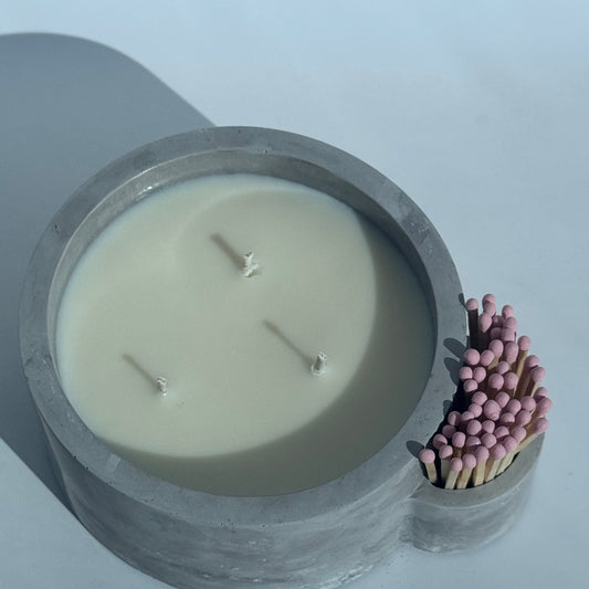 grey jar with matches