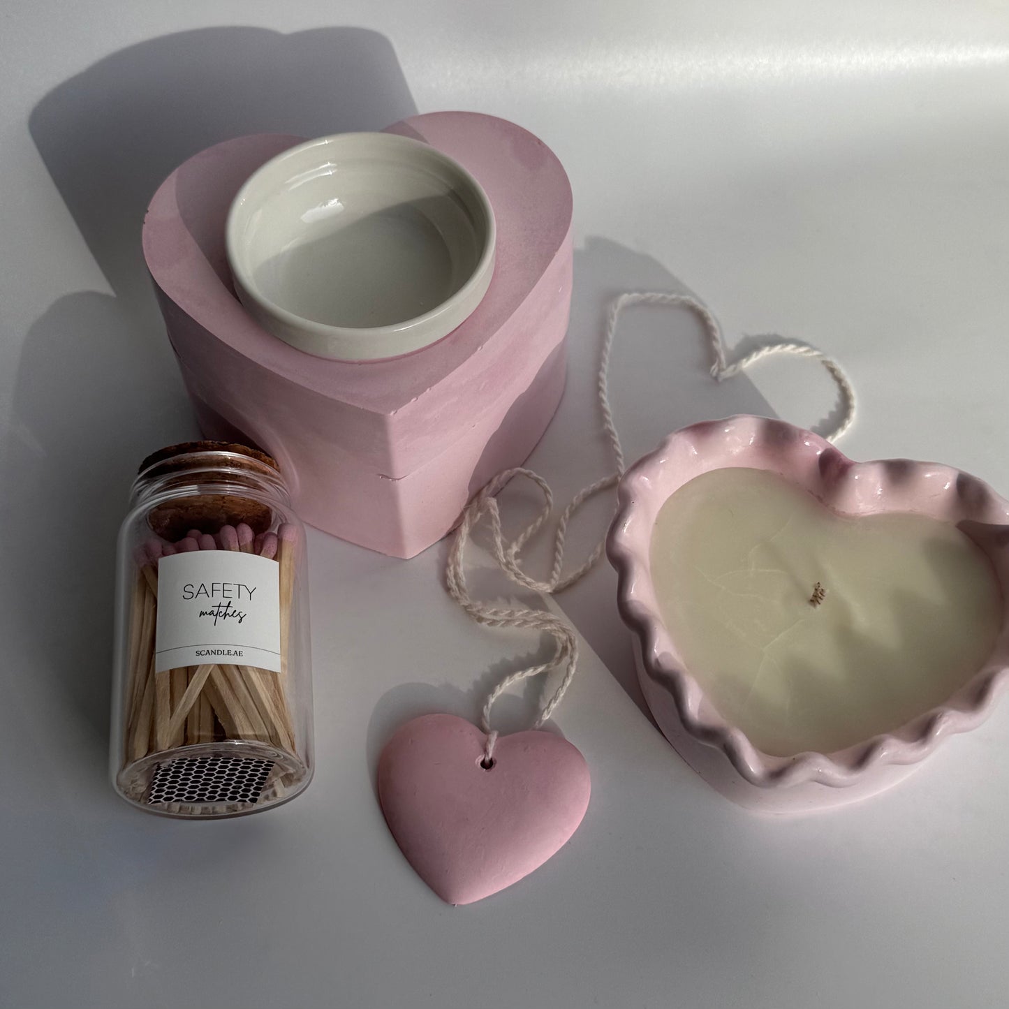 Pink heart box