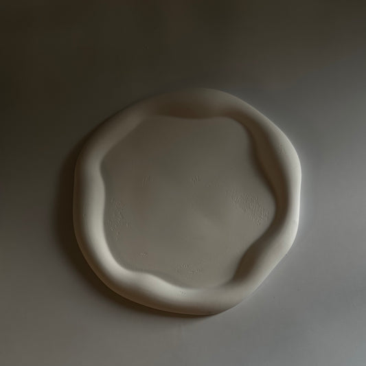 Bubble cornered round shaped coaster