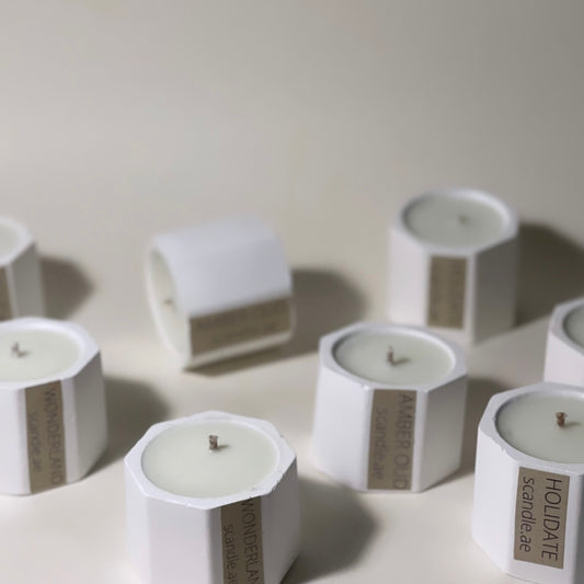 Stone jar giveaway candles #1